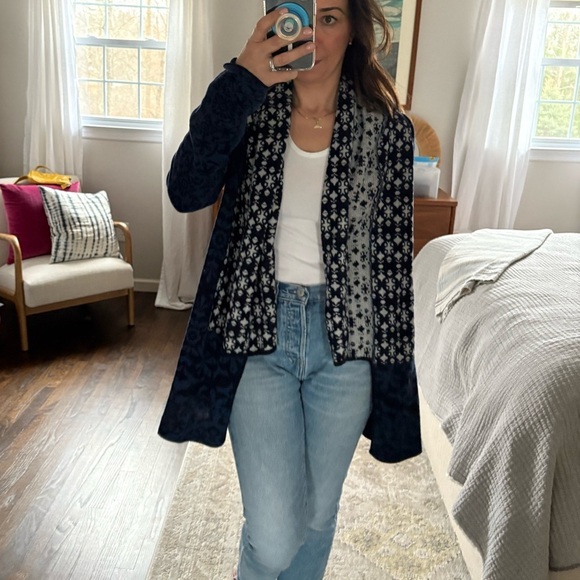 Gypsy 05 Revolve Orvieto Intarsia Shawl Collar Cardigan - Picture 2 of 13